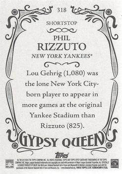 2016 Topps Gypsy Queen #318 Phil Rizzuto Back