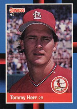 1988 Donruss #208 Tommy Herr Front