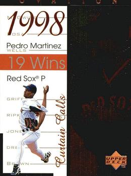 1999 Upper Deck Ovation - Curtain Calls #R13 Pedro Martinez  Front