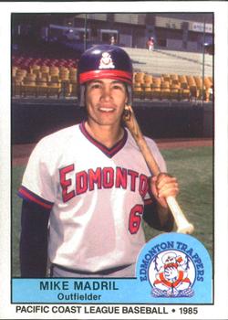 1985 Cramer Edmonton Trappers #3 Mike Madril Front