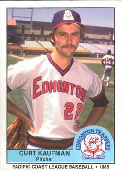1985 Cramer Edmonton Trappers #20 Curt Kaufman Front