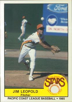 1985 Cramer Las Vegas Stars #119 Jim Leopold Front