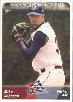 2006 MultiAd Somerset Patriots #13 Mike Johnson Front