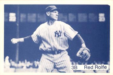 1975 TCMA All-Time New York Yankees #NNO Red Rolfe Front