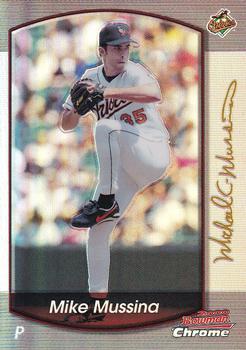 2000 Bowman Chrome - Refractors #92 Mike Mussina  Front