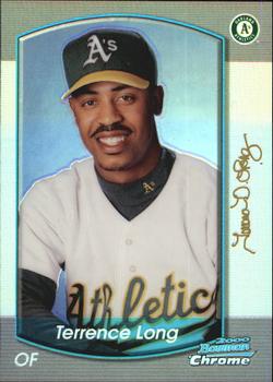 2000 Bowman Chrome - Refractors #218 Terrence Long  Front