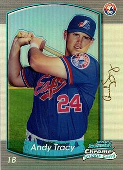 2000 Bowman Chrome - Refractors #396 Andy Tracy  Front