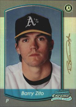 2000 Bowman Chrome - Refractors #419 Barry Zito  Front