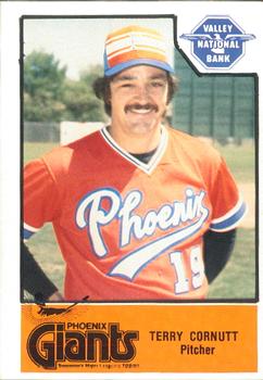 1979 Cramer Phoenix Giants #15 Terry Cornutt Front