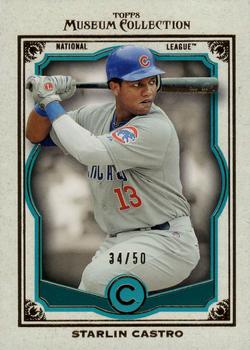 2013 Topps Museum Collection - Turquoise - Asia Exclusive #13 Starlin Castro Front
