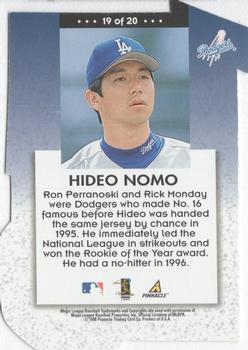 1998 Pinnacle Inside - Behind the Numbers #19 Hideo Nomo Back