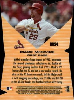 2000 Bowman's Best - Best Selections #BBS4 Mark McGwire  Back