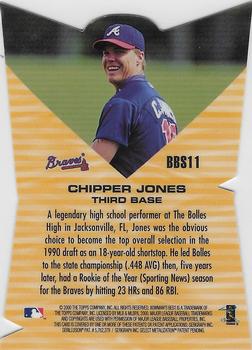2000 Bowman's Best - Best Selections #BBS11 Chipper Jones  Back