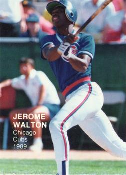 1989 Action Superstars Display Cards (unlicensed) #2 Jerome Walton Front