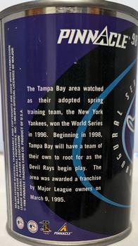 1998 Pinnacle Inside - Cans #23 Tampa Bay Devil Rays Back