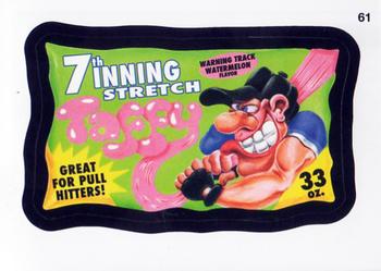 2016 Topps MLB Wacky Packages #61 7th Inning Stretch Taffy Front