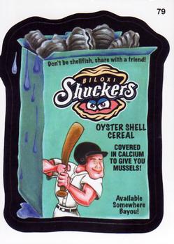 2016 Topps MLB Wacky Packages #79 Biloxi Shuckers Oyster Crackers Front