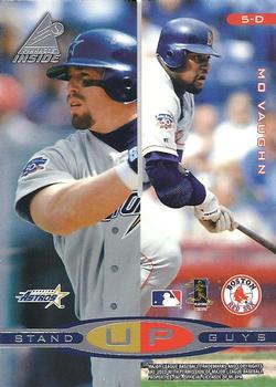 1998 Pinnacle Inside - Stand Up Guys #5-C / 5-D Frank Thomas / Mark McGwire / Jeff Bagwell / Mo Vaughn Back