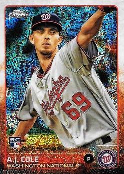 2015 Topps Chrome Update #US238 A.J. Cole Front