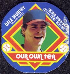 1988 Our Own Tea Discs #14 Dale Murphy Front