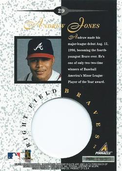 1998 Pinnacle Mint Collection #29 Andruw Jones Back