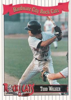 1995 Multi-Ad Hardware City Rock Cats #27 Todd Walker Front