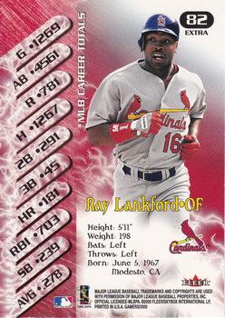2000 Fleer Gamers - Extra #82 Ray Lankford  Back