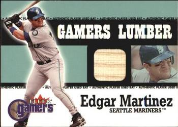 2000 Fleer Gamers - Gamers Lumber #NNO Edgar Martinez  Front