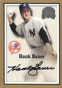 2000 Fleer Greats of the Game - Autographs #NNO Hank Bauer Front