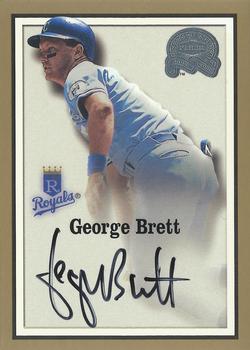 2000 Fleer Greats of the Game - Autographs #NNO George Brett Front