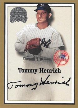 2000 Fleer Greats of the Game - Autographs #NNO Tommy Henrich Front