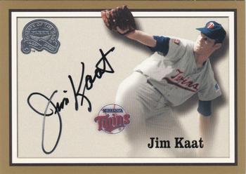 2000 Fleer Greats of the Game - Autographs #NNO Jim Kaat Front