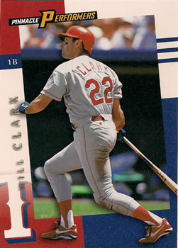 1998 Pinnacle Performers #43 Will Clark Front