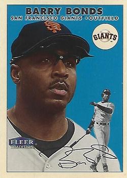 2000 Fleer Tradition Glossy #335 Barry Bonds Front