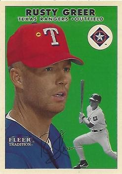 2000 Fleer Tradition Glossy #367 Rusty Greer Front