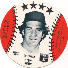 1982 On Deck Cookies Discs #NNO Steve Kemp Front