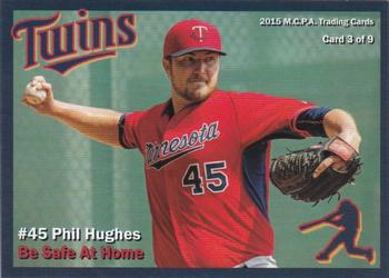 2015 Minnesota Twins Police #3 Phil Hughes Front