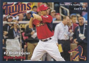 2015 Minnesota Twins Police #4 Brian Dozier Front