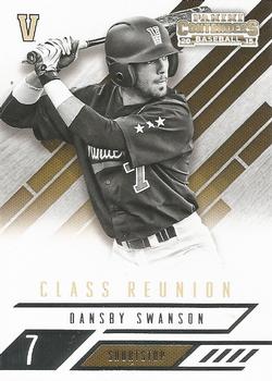2015 Panini Contenders - Class Reunion #1 Dansby Swanson Front
