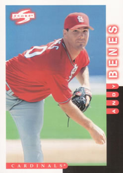 1998 Score #23 Andy Benes Front