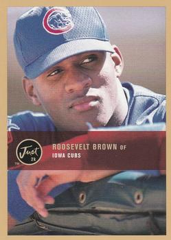 2000 Just - Gold #116 Roosevelt Brown  Front