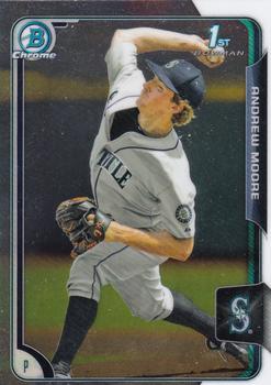 2015 Bowman Draft - Chrome #91 Andrew Moore Front