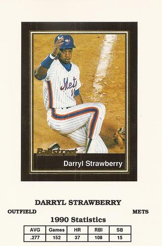 1991 Ballstreet - Oversized #1 Darryl Strawberry Front
