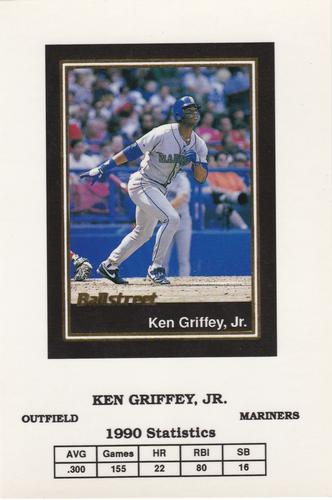 1991 Ballstreet - Oversized #2 Ken Griffey Jr. Front