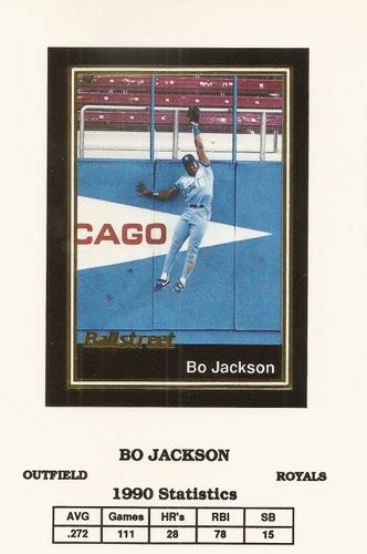 1991 Ballstreet - Oversized #7 Bo Jackson Front
