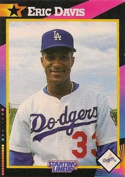 1992 Kenner Starting Lineup Cards Extended Series #50017700 Eric Davis Front