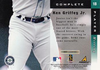 1998 Score - Complete Players #1B Ken Griffey Jr. Back