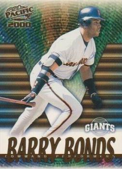 2000 Pacific - Command Performers #16 Barry Bonds  Front