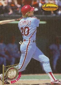1994 Ted Williams - 500 Club Red Foil #5C7 Mike Schmidt Front