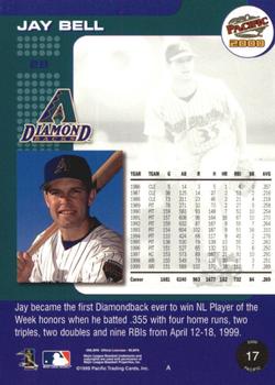 2000 Pacific - Emerald Green #17 Jay Bell  Back